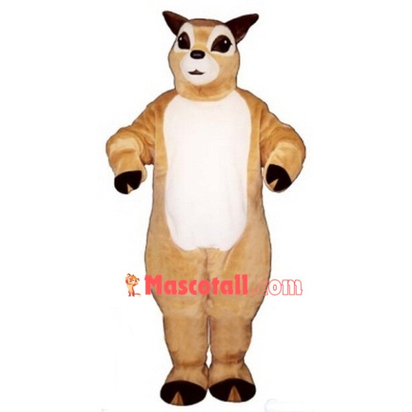 Dumbfounded Adult Kangaroo Mascot Costume