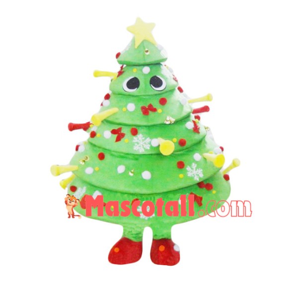 Snowflake Christmas Tree Mascot Costume