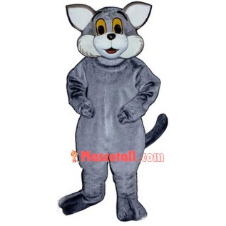 Vivid Gray Tom Cat Mascot Costume for Adult