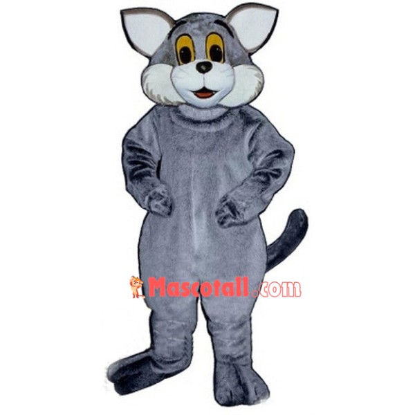 Vivid Gray Tom Cat Mascot Costume for Adult