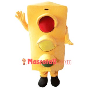 Traffic Lights Mascot Costume Cartoon