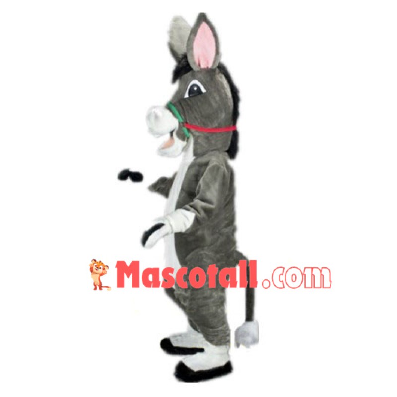 Cozy Little Gray Donkey Mascot Costume