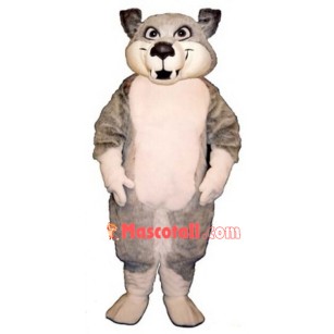 Adult Sharp Teeth Big Dog Mascot Costume