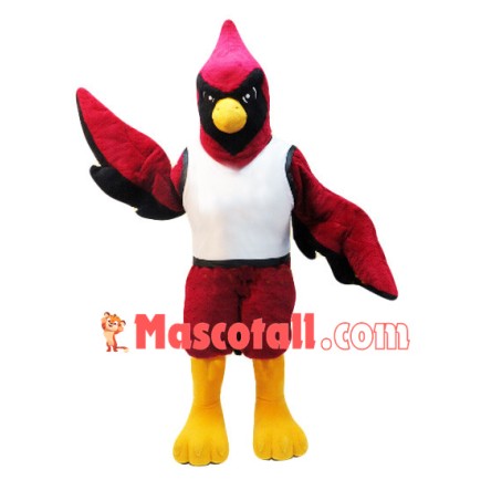 Big Eagle In The Tight Vest Mascot Costume