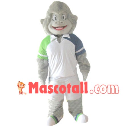 Grey Apes In The Sport Set Mascot Costume