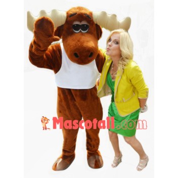 Virtuous Moose Adult Size Mascot Costume