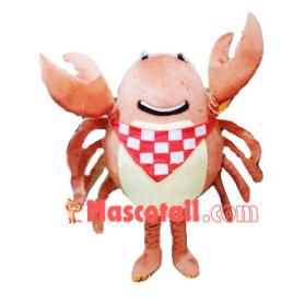 Crab In The Plaid Square Mascot Costume