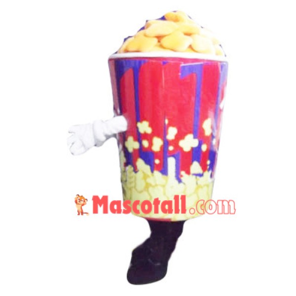 Full Carton Of Popcorn Mascot Costume