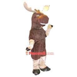 Adult Hale Reindeer Mascot Costume