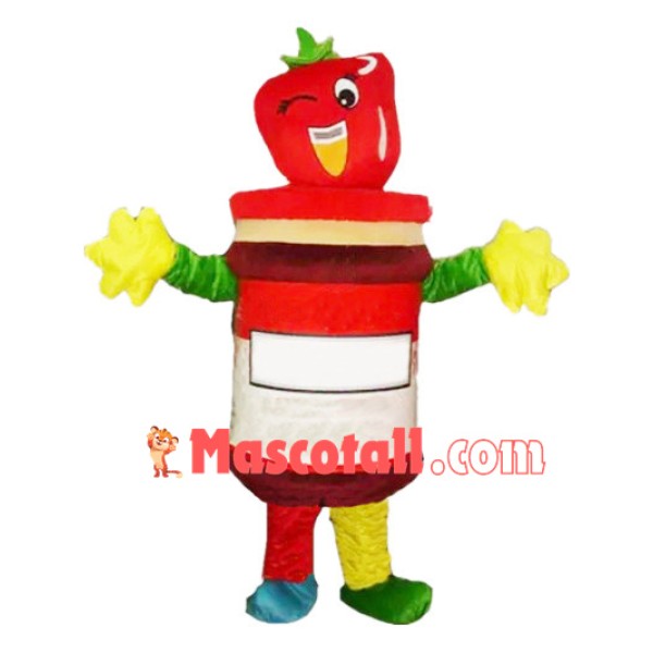 Chili Sauce Glass Jar Mascot Costume