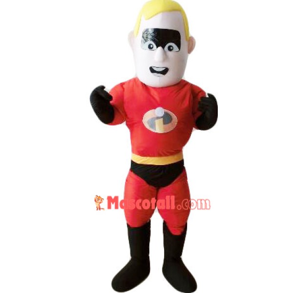 Mr Incredible Bob Cartoon Mascot Costume