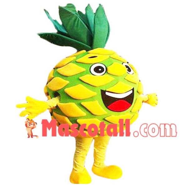 Ripe Pineapple Mascot Costume For Adult