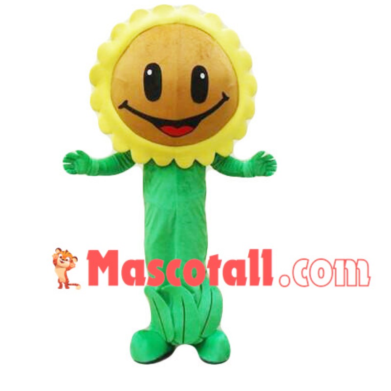 Smile Bright Sunflower Mascot Costume