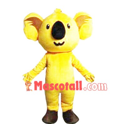 Yellow Lovely Koala Mascot Costume