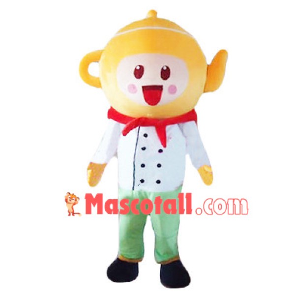 Teapot Mascot Costume For Restaurant