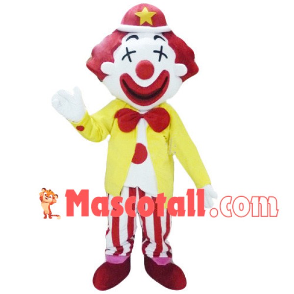 Clownish Big Mouth Clown Mascot Costume
