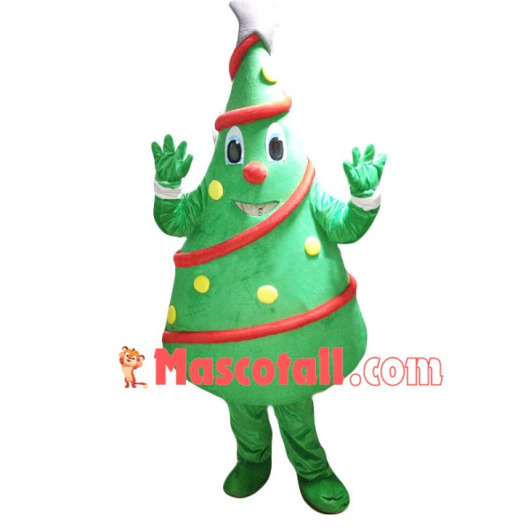 Simple Version Of The Christmas Tree Mascot Costume