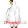 Screaming White Goose Mascot Costume