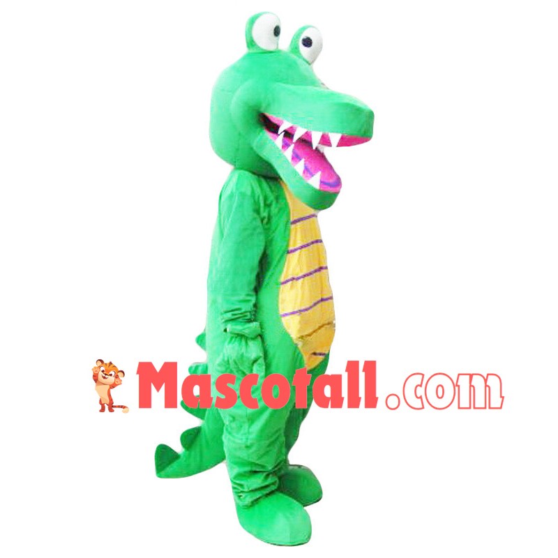 Power Sharp Teeth Crocodile Mascot Costume