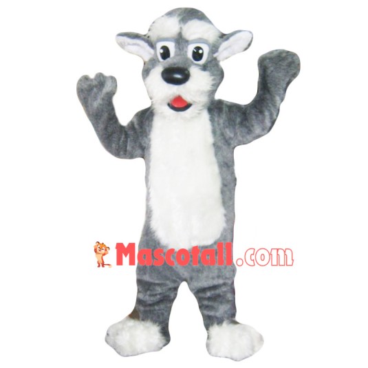Alaskan Malamute Dog Mascot Costume