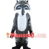 Grey Adult Raccoon Mascot Costume
