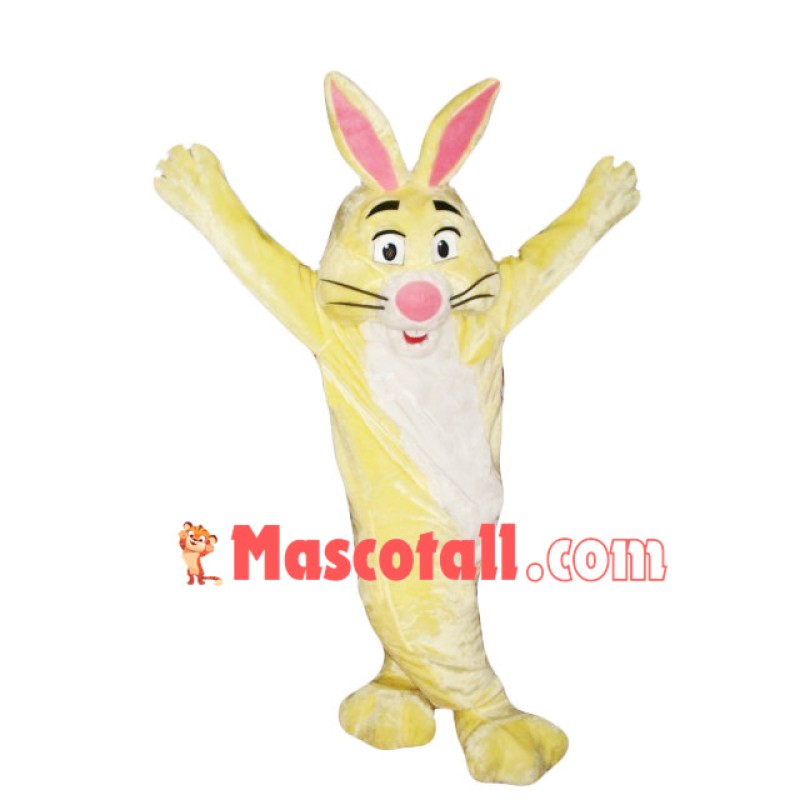 Soft Dancing Bunny Mascot Costume