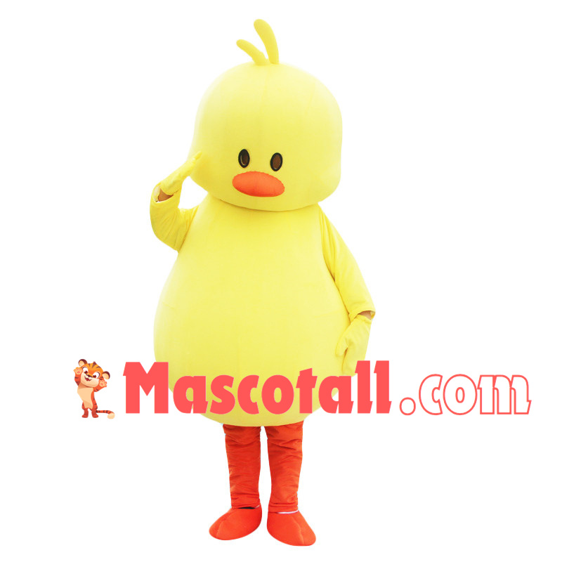 Little Yellow Duck Mascot Costume for Adult