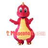 Flushed Little Dragon Cub Mascot Costume