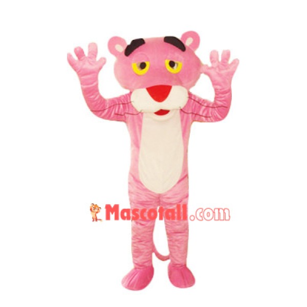 Pink Panther Mascot Costume Cartoon Character