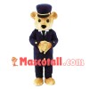 Upright Officer Bear Mascot Costume