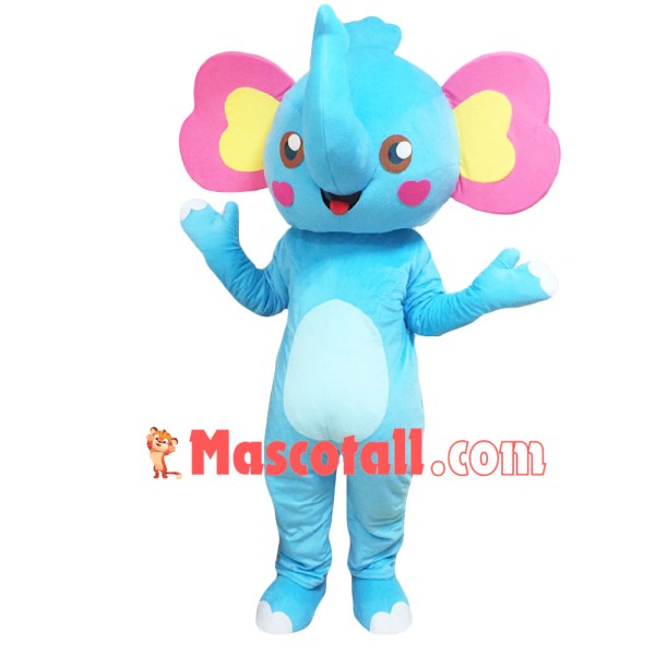 Love Shaped Ears Elephant Mascot Costume