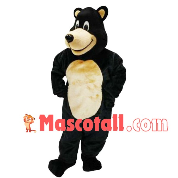 Sloppy Black Bear Mascot Costume