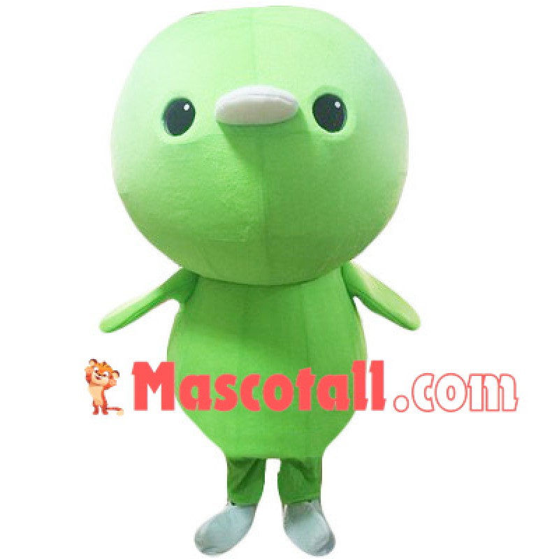 Adult Lovely Green Doll Mascot Costume