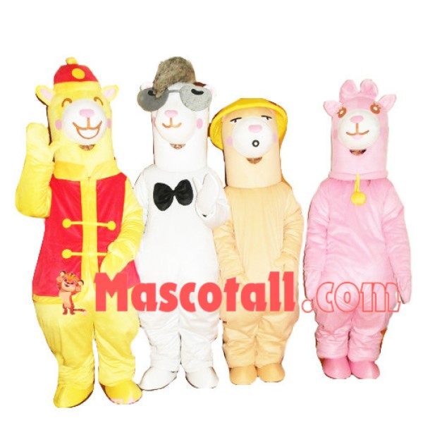 Interesting Alpaca Family Mascot Costume