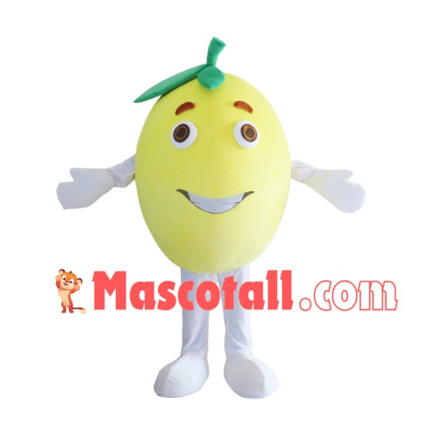 Sour Lemon Cartoon Mascot Costume
