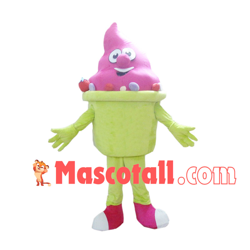 Box Of Strawberry Ice Cream Mascot Costume