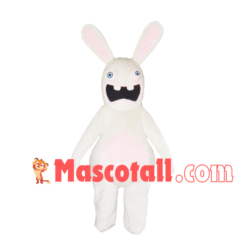 Crazy Rabbit Cartoon Mascot Costume