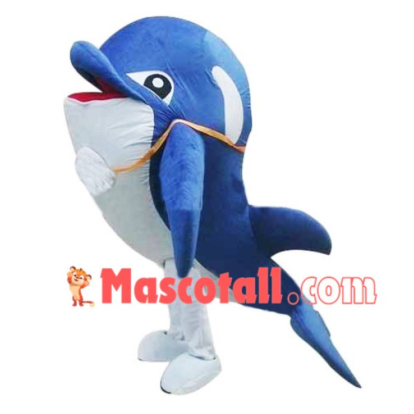 Aquarium Dolphin Mascot Costume