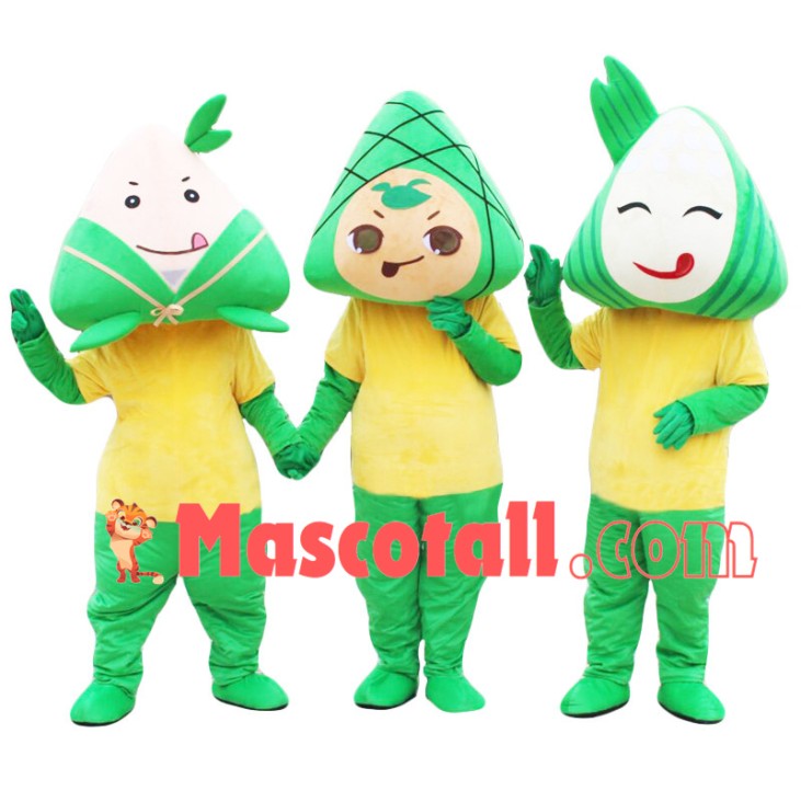Traditional Chinese Rice-pudding For Festival Mascot Costume