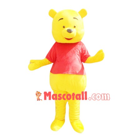 Winnie The Pooh Cartoon Mascot Costume
