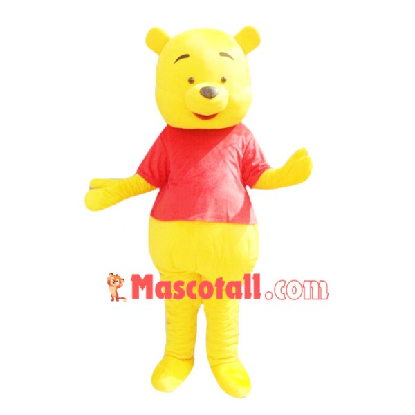 Winnie The Pooh Cartoon Mascot Costume
