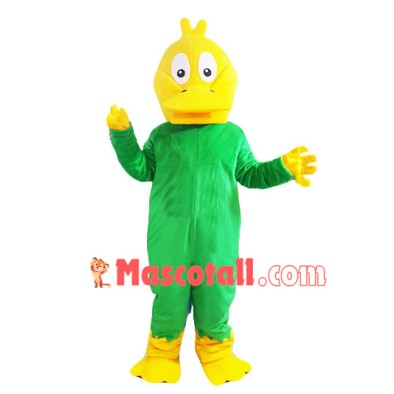 Dull Green Platypus Mascot Costume