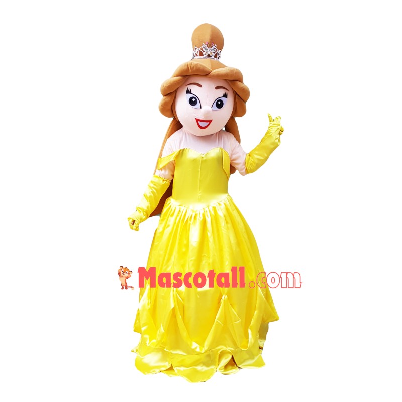 The Kind Brave Princess Belle Mascot Costume