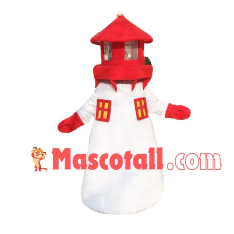 Tower With Windows Mascot Costume