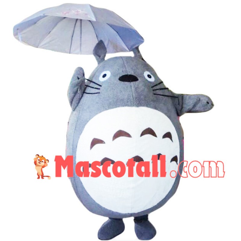 Chinchilla With Umbrella Mascot Costume