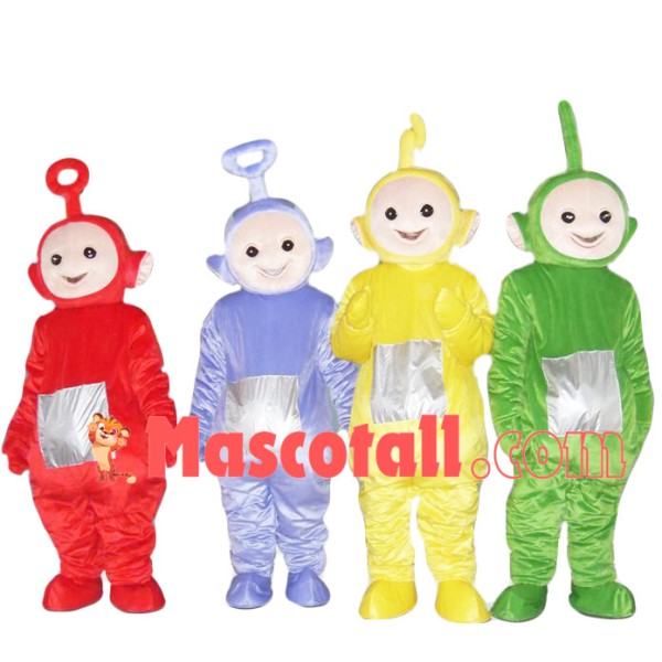 Colored Teletubbies Doll Mascot Costume