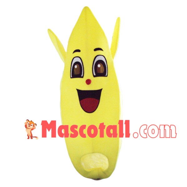 Big Eyes Cartoon Banana Mascot Costume