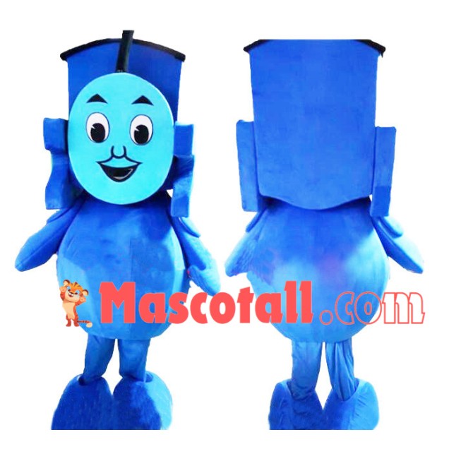 Thomas Locomotive Cartoon Mascot Costume