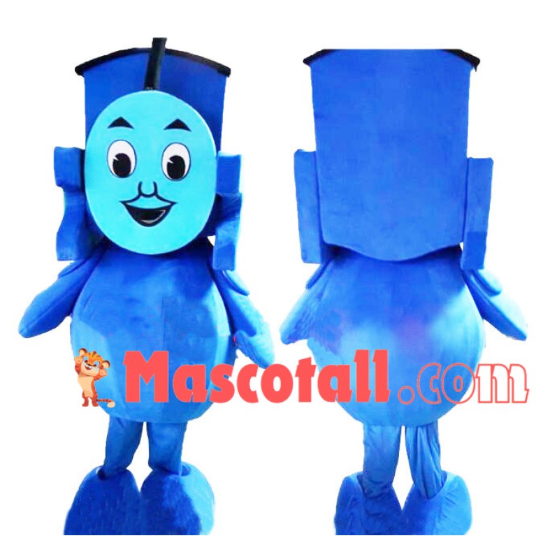 Thomas Locomotive Cartoon Mascot Costume