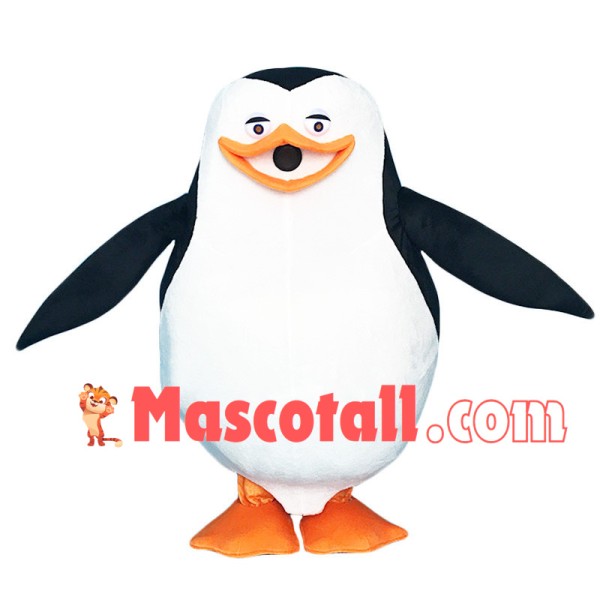 Fat Penguin Of Madagascar Mascot Cartoon Costume